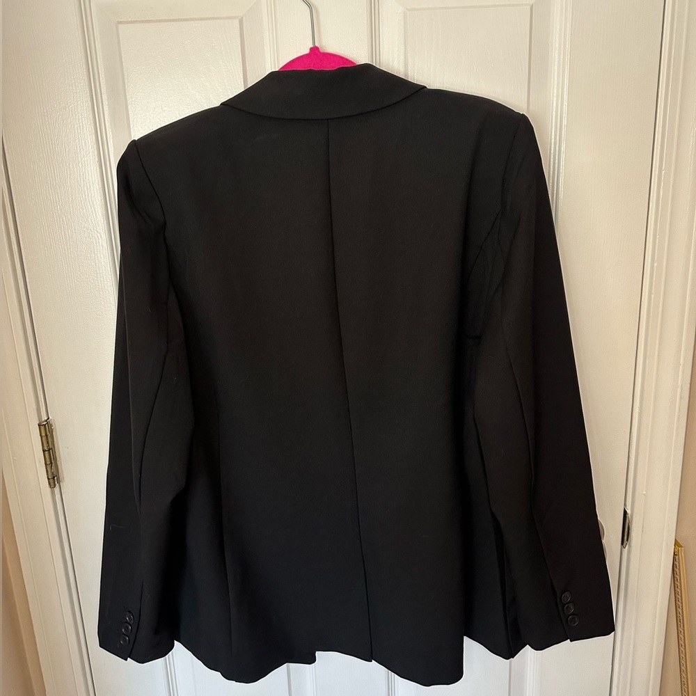 Lane Bryant Perfect Drape Blazer Womens Size 16 Capsule Essential Elegant Office - Picture 7 of 12